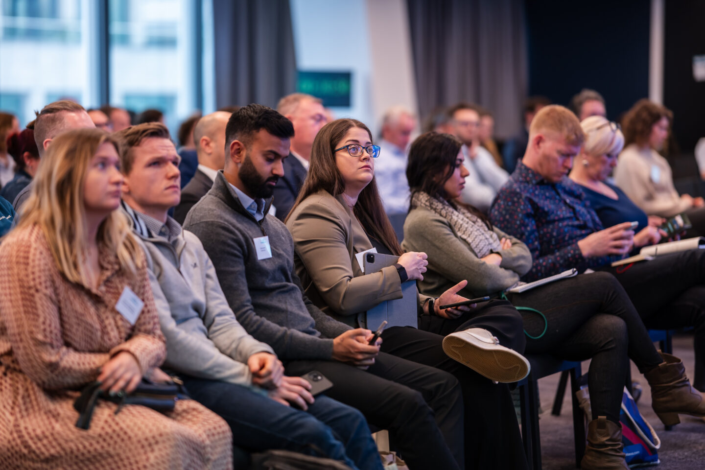 Delegages seated at a conference