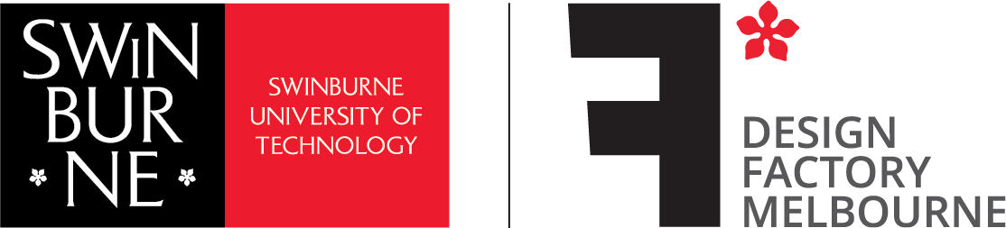 Swinburne University and Design Factory Melbourne logo