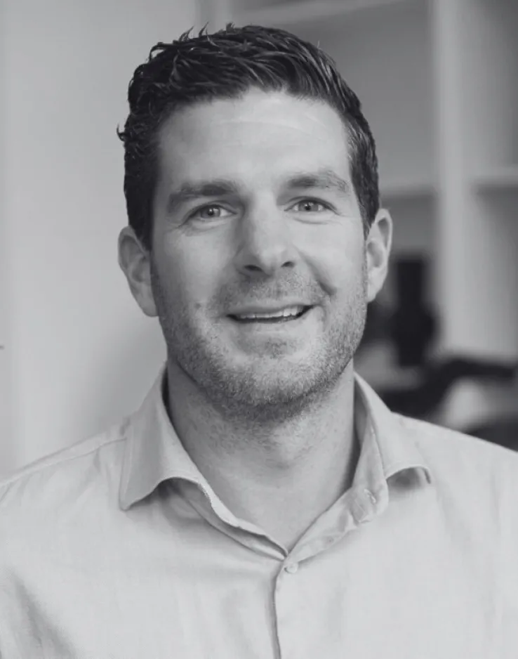 headshot of Daaf Serné, Head of Workplace & Sustainability, Miro