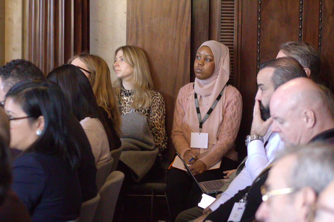 Delegates the future of work and the workplace conference for the health and life sciences sector.