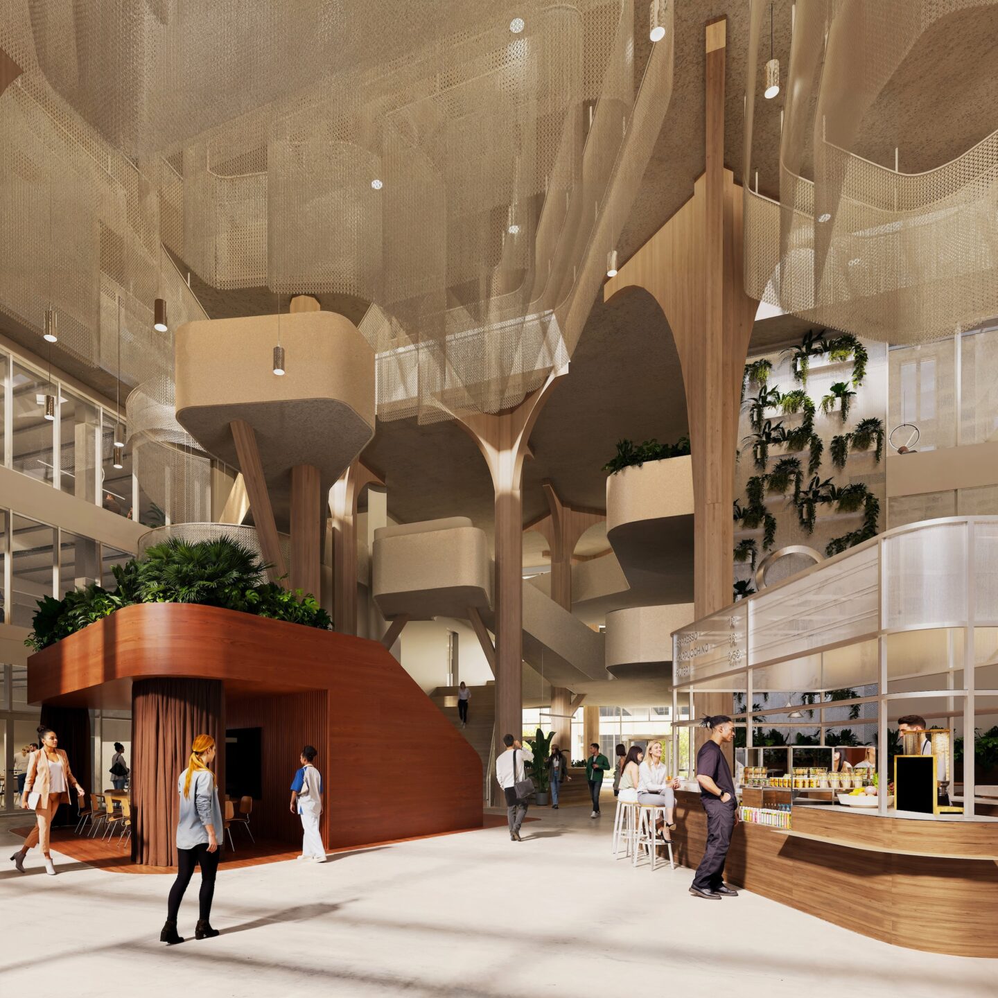 An interior shot of EDGE Friedrichspark, Berlin