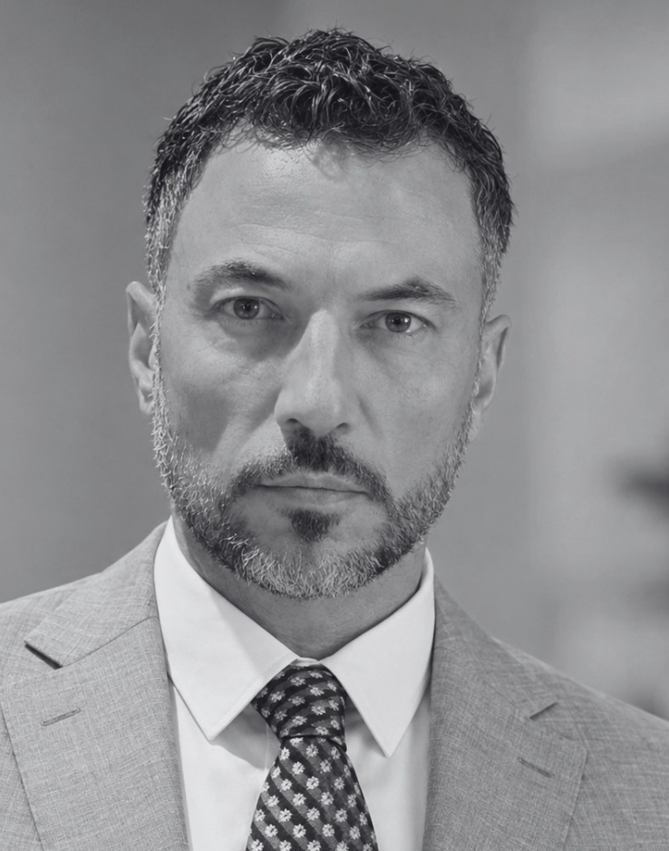 A headshot of Samer Mahdi, Strategic Portfolio Director, Baker Richards